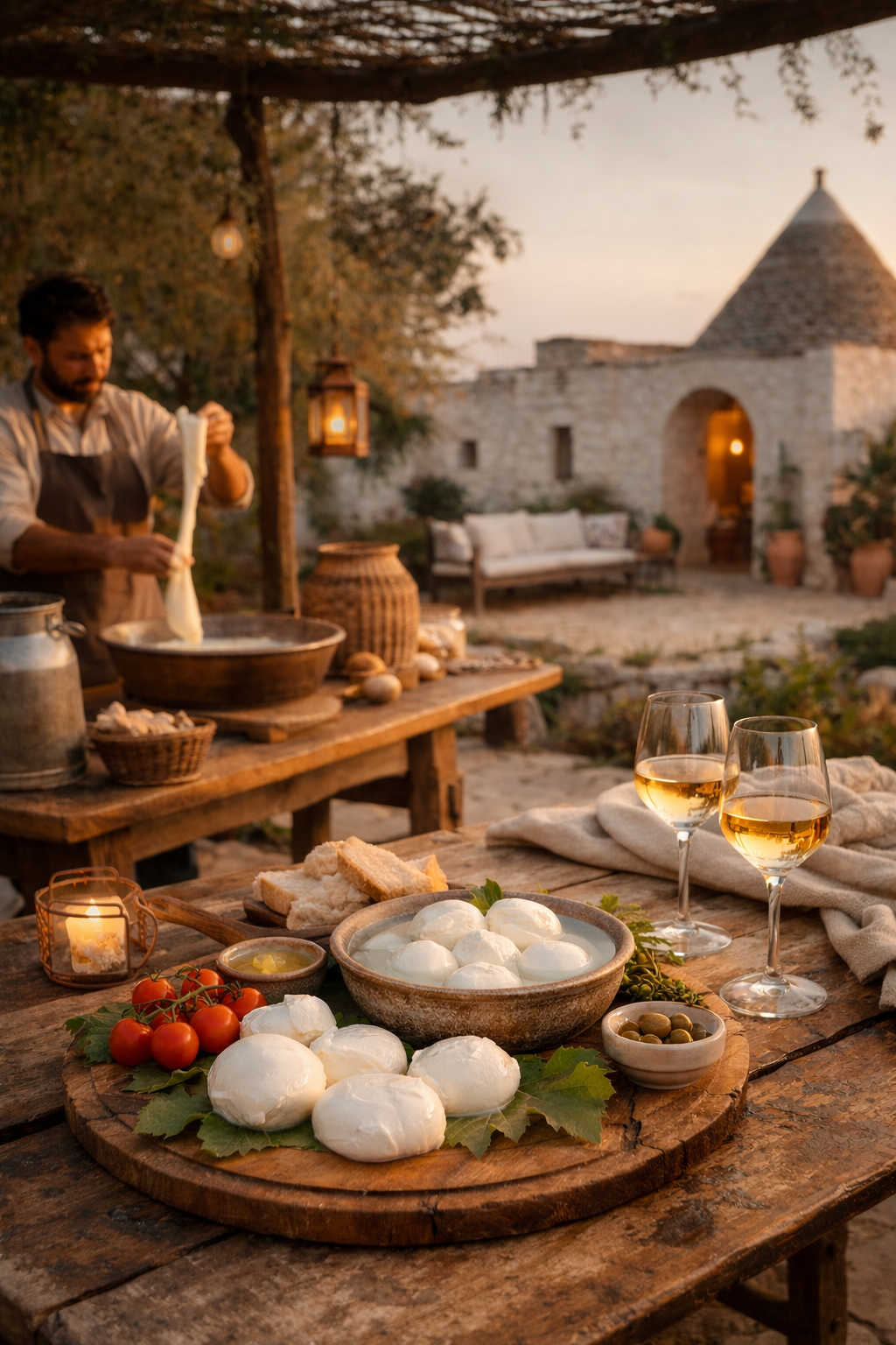 Cheese Tasting in Puglia: Esperienza Mozzarella Autentica tra Masserie Tradizionali